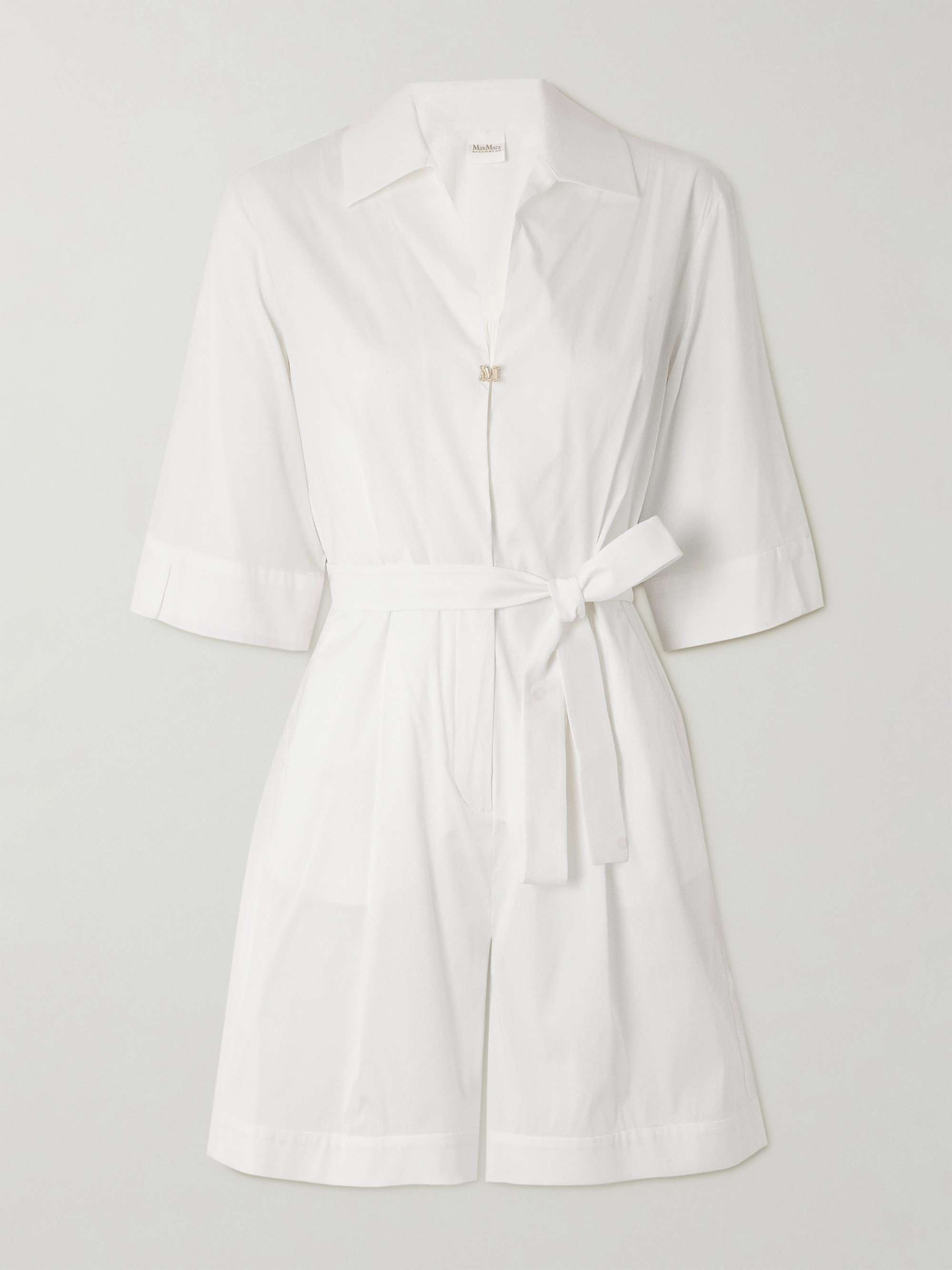 MAX MARA コットン混 ショートジャンプスーツ | NET-A-PORTER