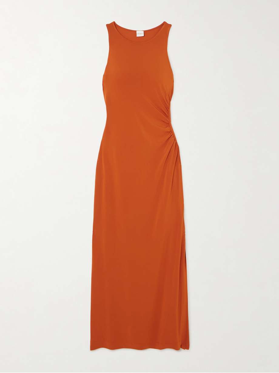 caro cutout stretch-jersey midi dress