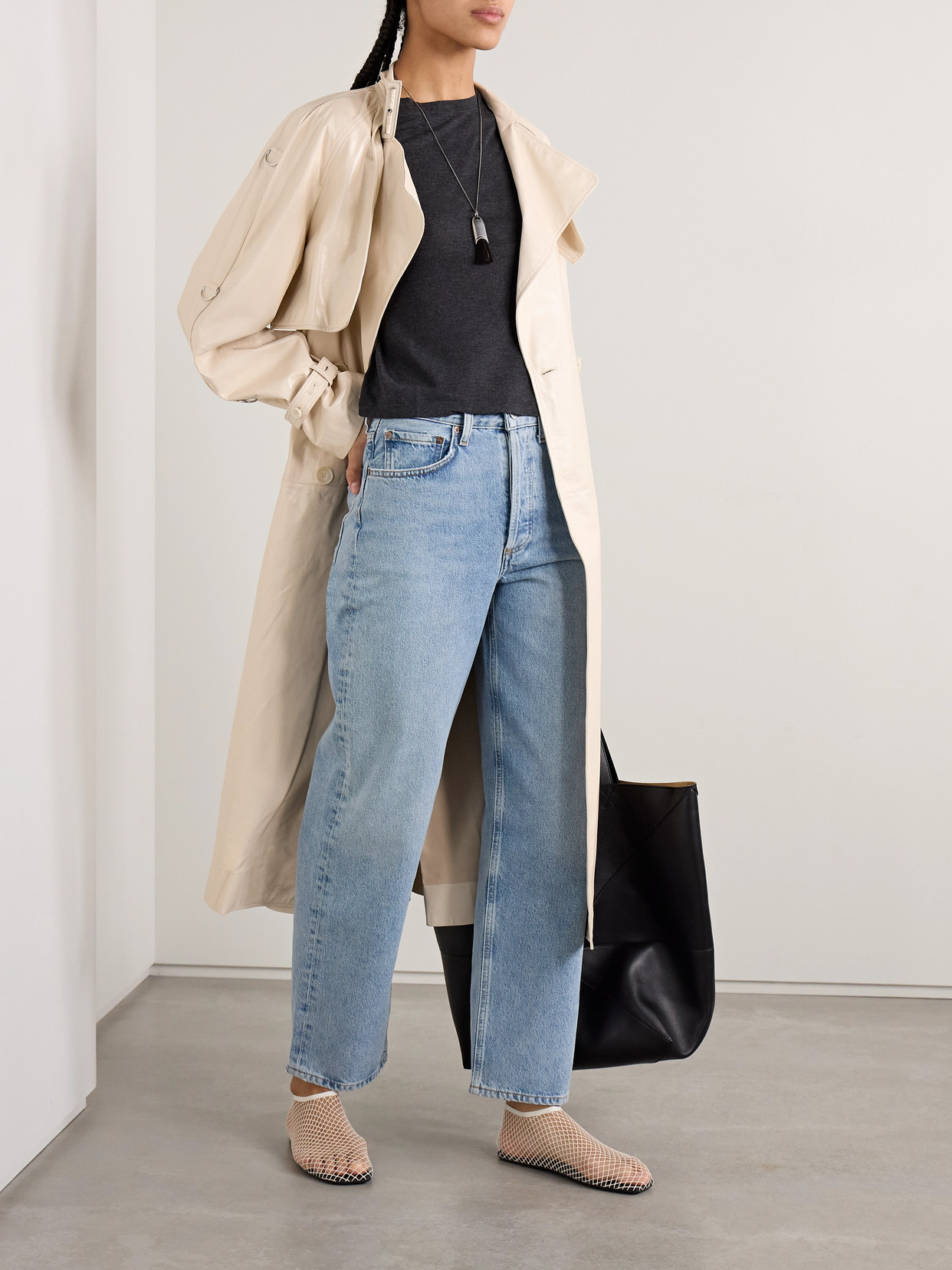 Agolde Henson Mid-rise Straight-leg Jeans In Blue