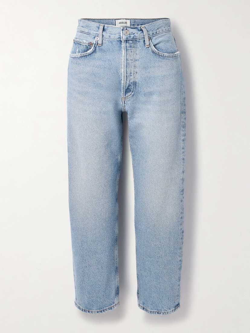 AGOLDE '90s Crop Mid-rise Straight-leg Jeans