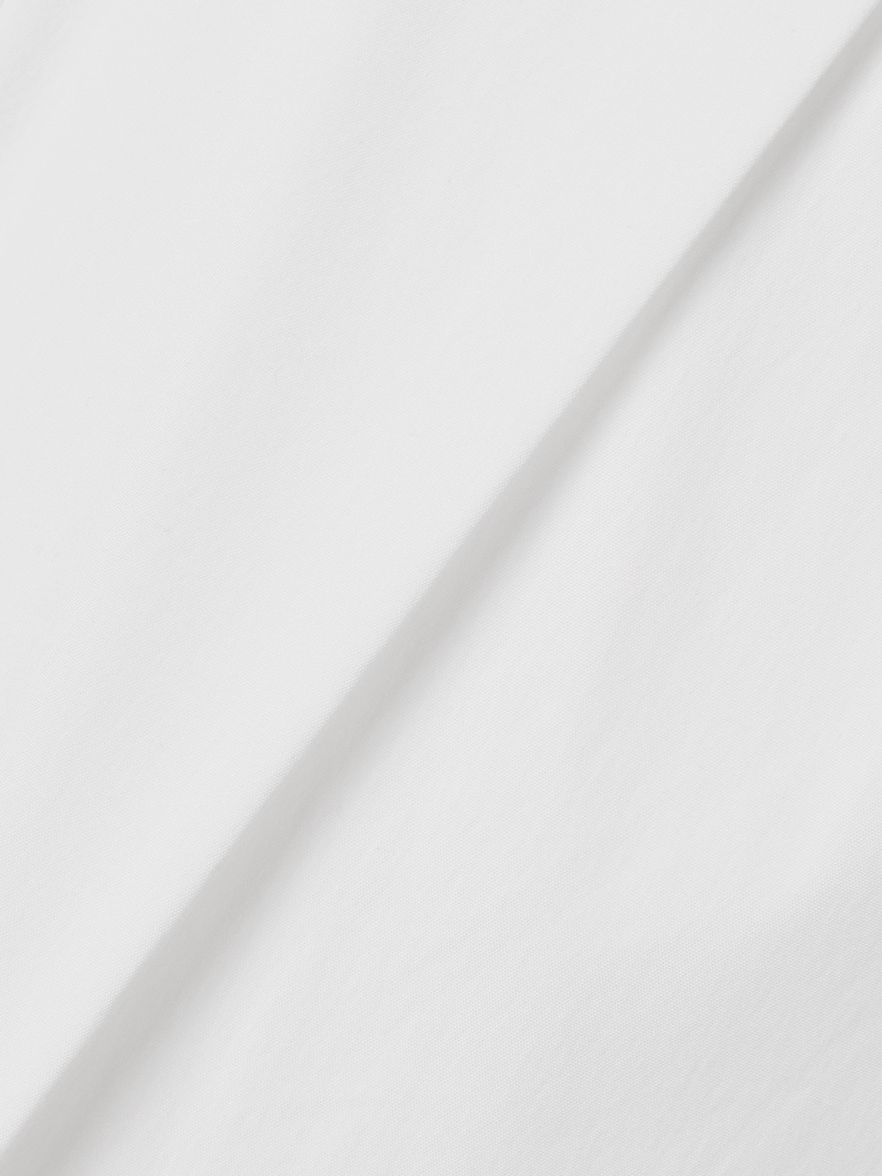 Max Mara Sultano Pleated Cotton-blend Poplin Shorts In White