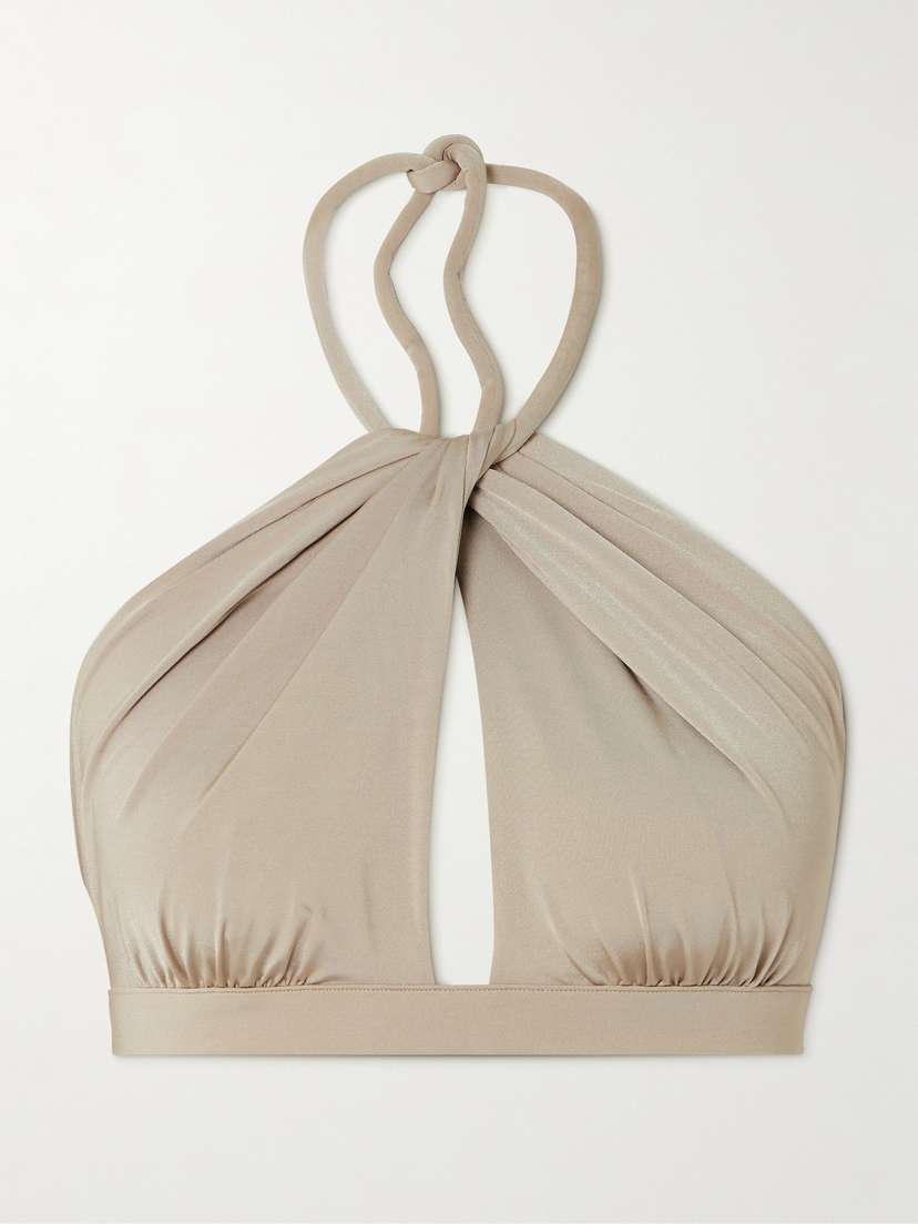 Max Mara — Alinda halterneck bikini top