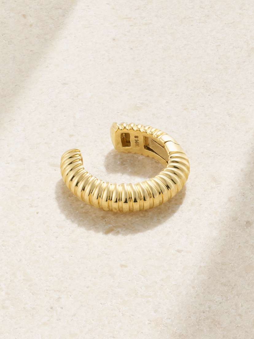 STONE AND STRAND Demi 14-karat Gold Ear Cuff