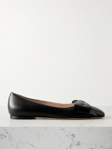Valentino Garavani Bowow leather ballet flats