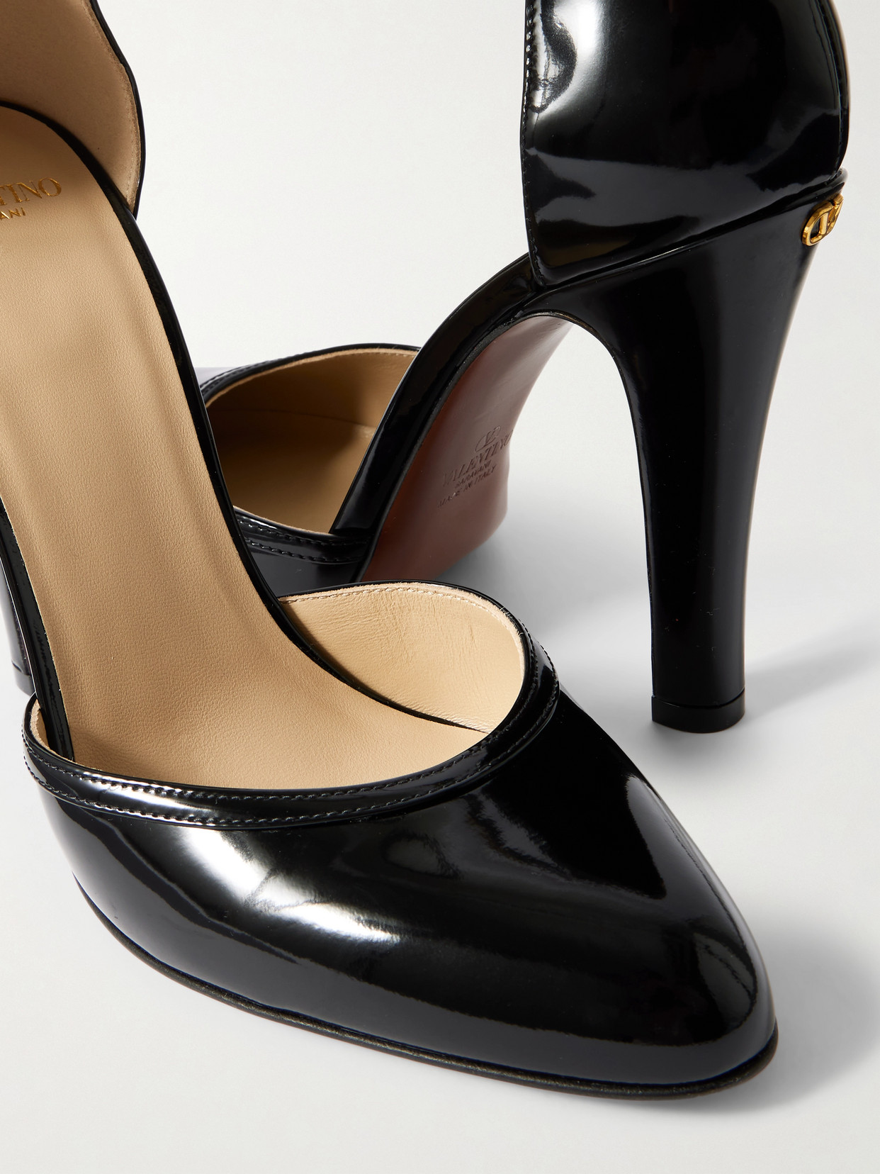 Valentino Hi Dolly Patent-leather Pumps
