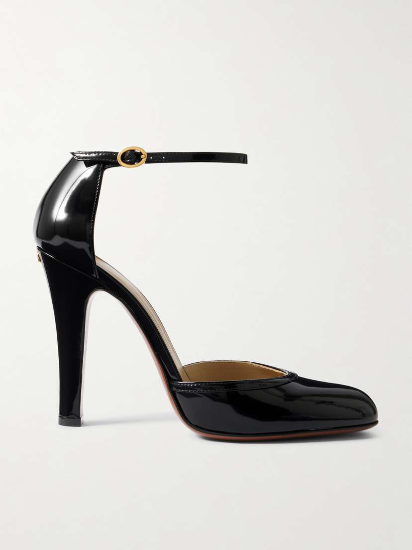 Valentino Garavani — Hi Dolly patent-leather pumps