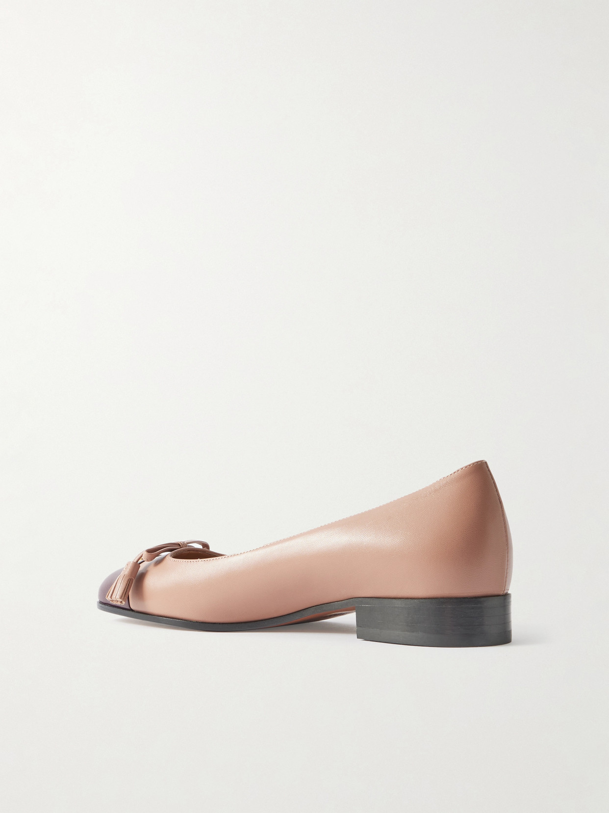 Valentino Ballerina Two-tone Leather Flats