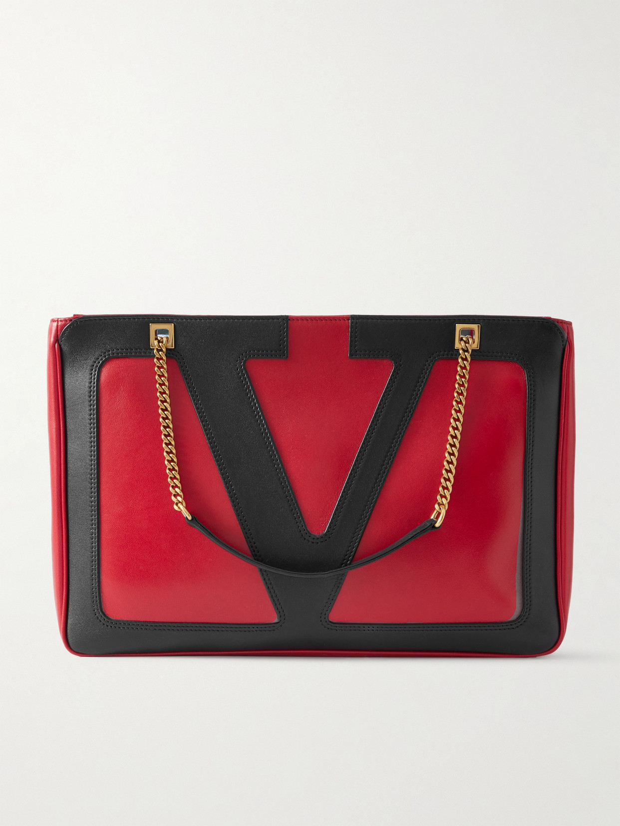 Valentino Garavani Viva Superstar Medium Two-tone Leather Shoulder Bag