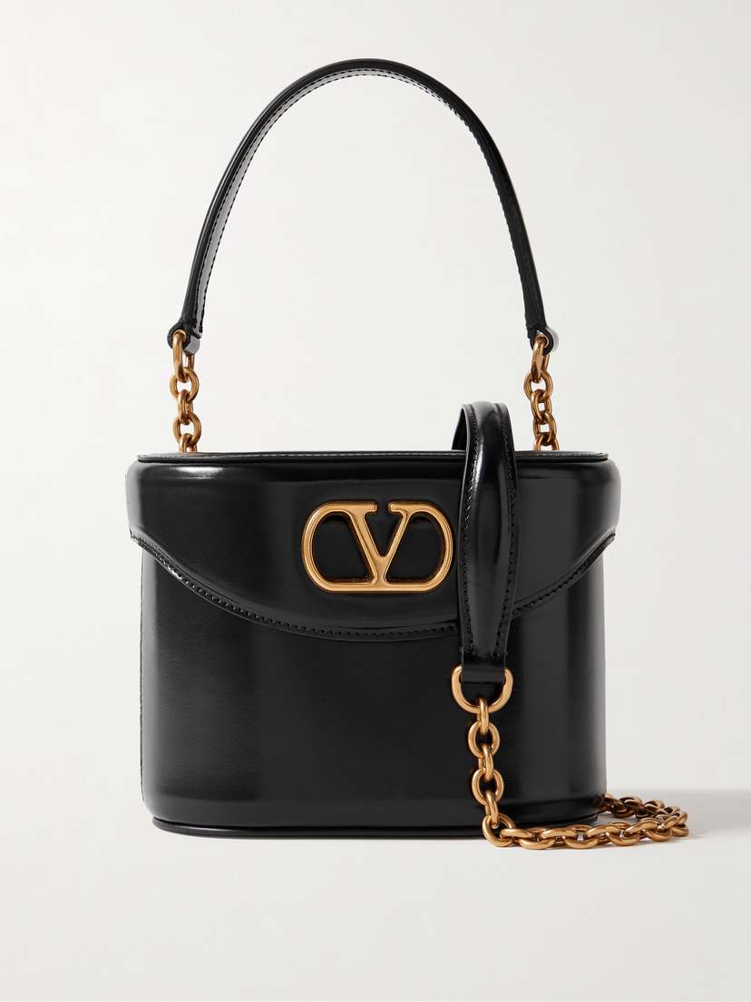 Valentino Garavani Vain Leather Shoulder Bag