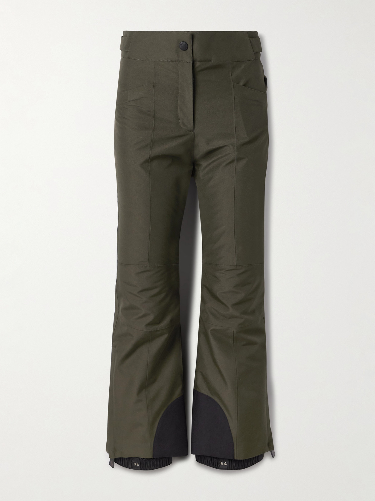 Moncler Bootcut Ski Pants In Green