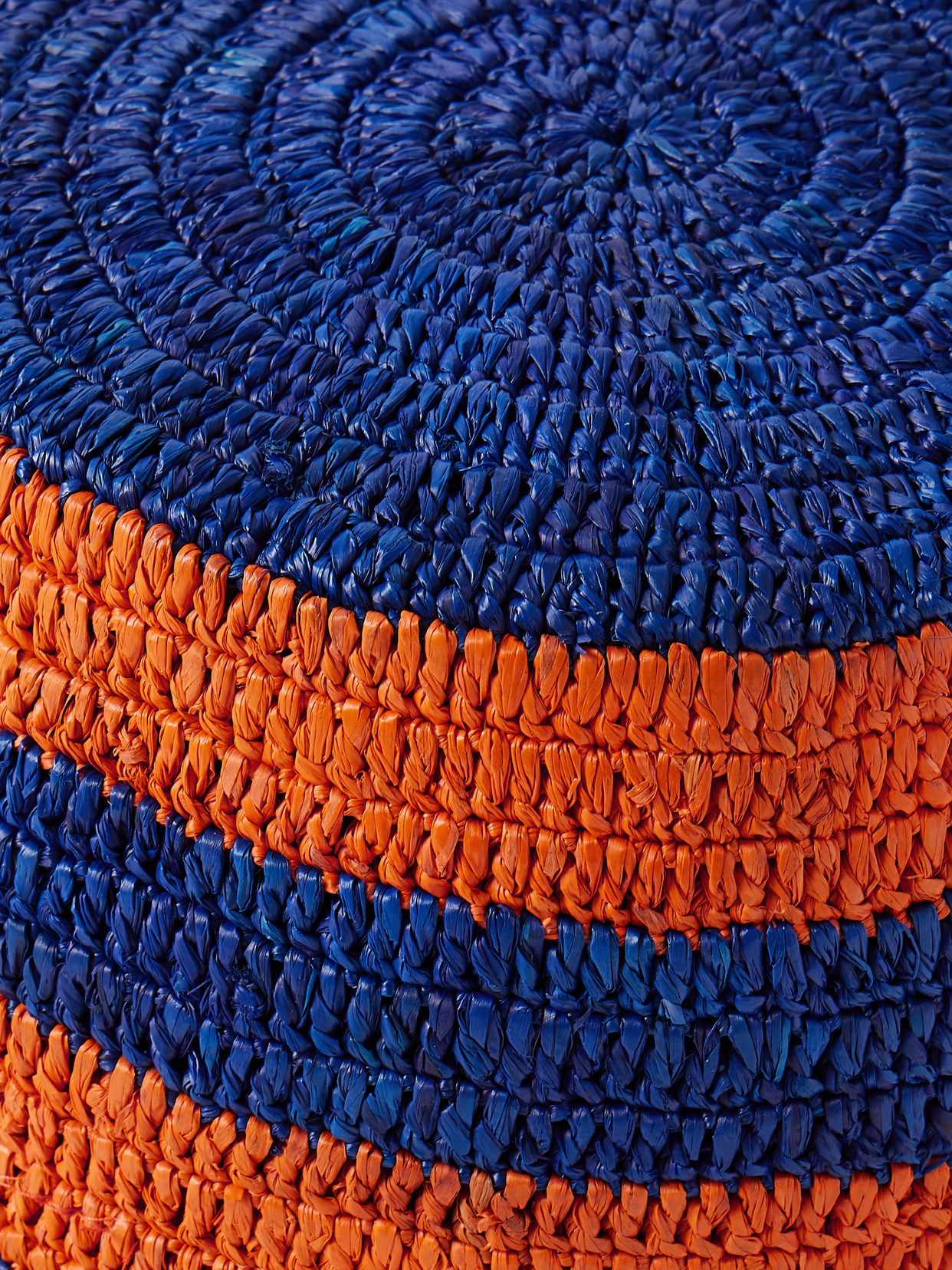 Etro Striped Raffia Bucket Hat In Multi