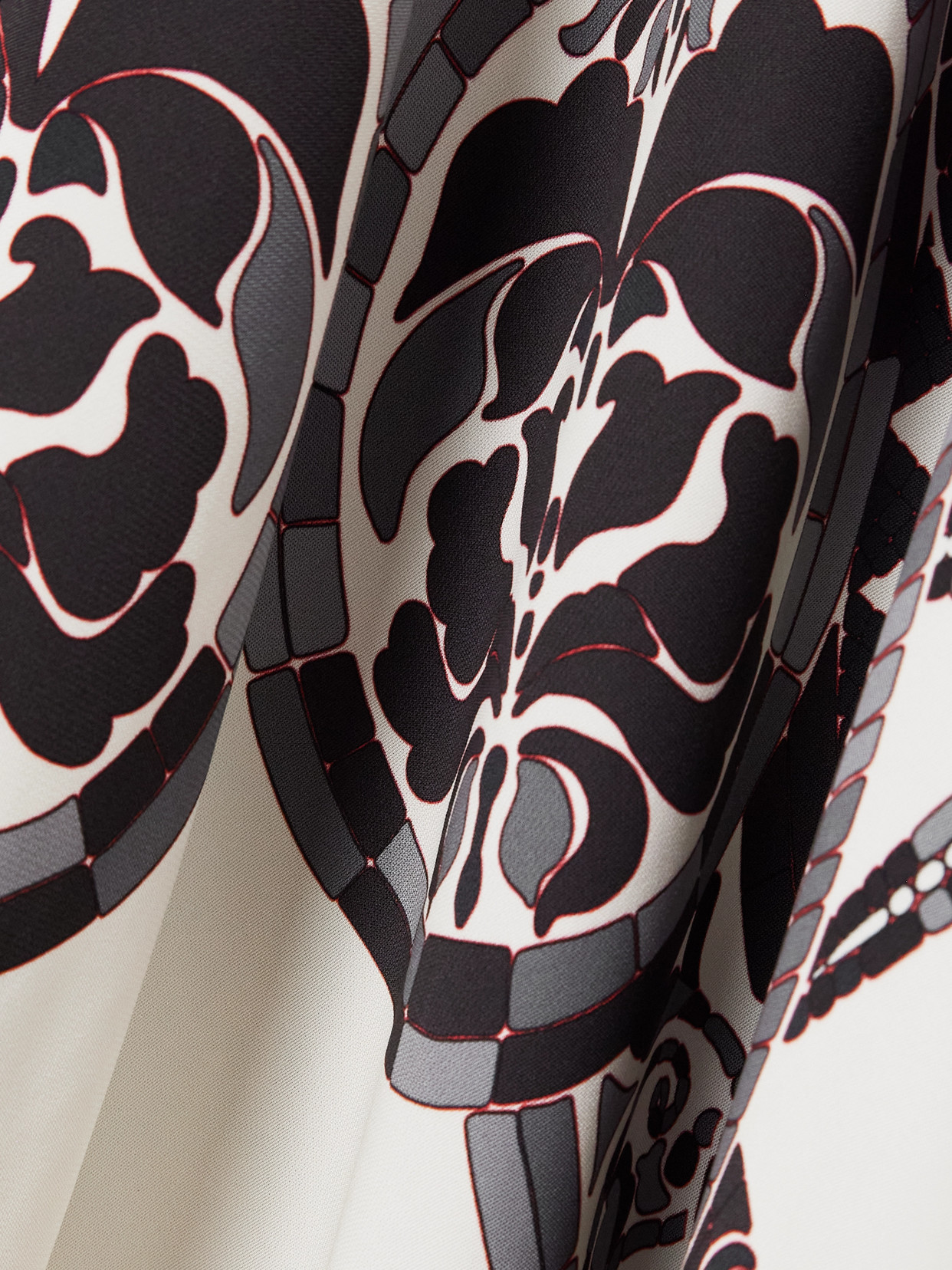 La Doublej Printed Crepe Midi Wrap Dress In Multi