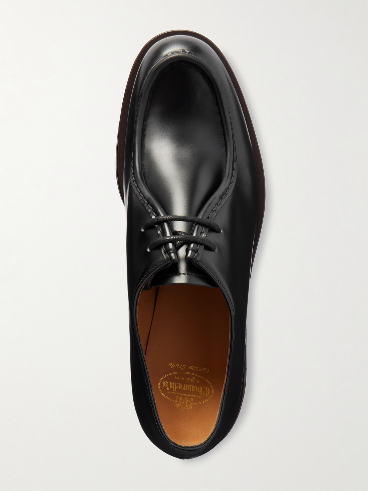 Church's Nelly Glossed-leather Derby Shoes In Black