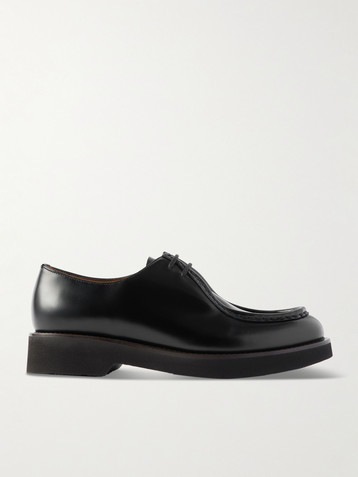 CHURCH'S Nelly glossed-leather Derby shoes