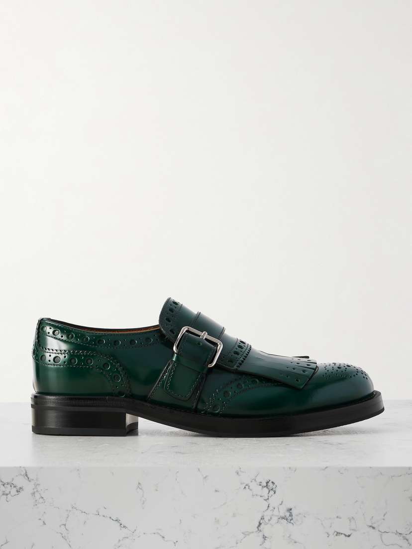 Church's Phillis Fringed Polished Leather Brogues