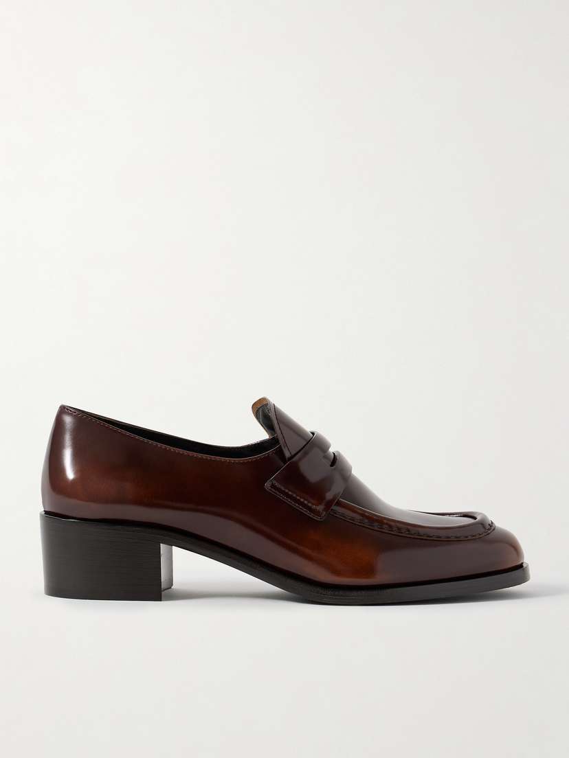 Church's Prudence Glossed-leather Loafers