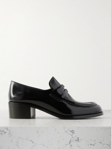 CHURCH'S Prudence glossed-leather loafers