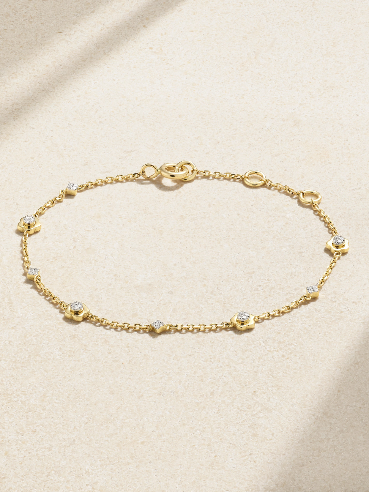 Stone And Strand Crosby 14-karat Gold Diamond Bracelet
