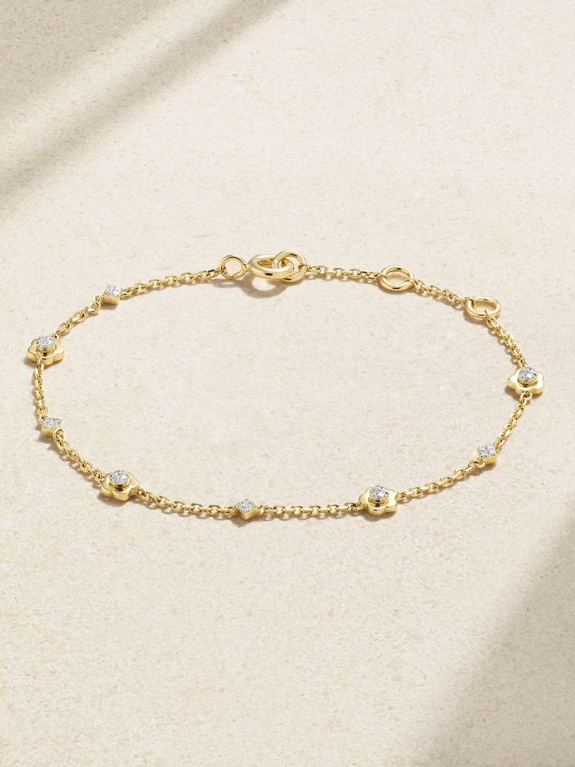 STONE AND STRAND Crosby 14-karat Gold Diamond Bracelet