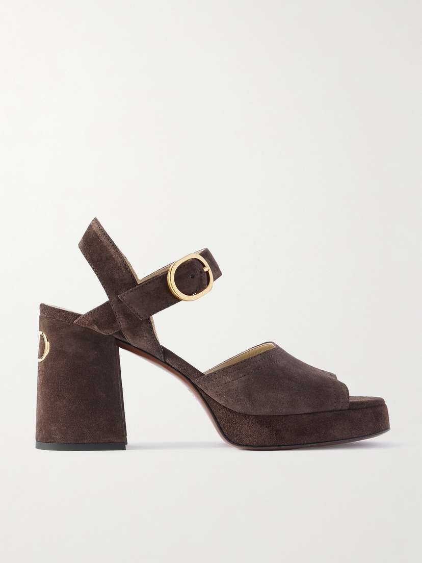 Valentino Garavani — VLogo 95 suede platform sandals
