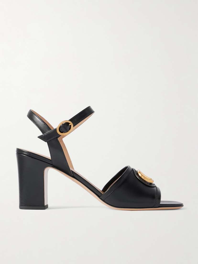 Valentino Garavani — VLogo 75 embellished leather sandals