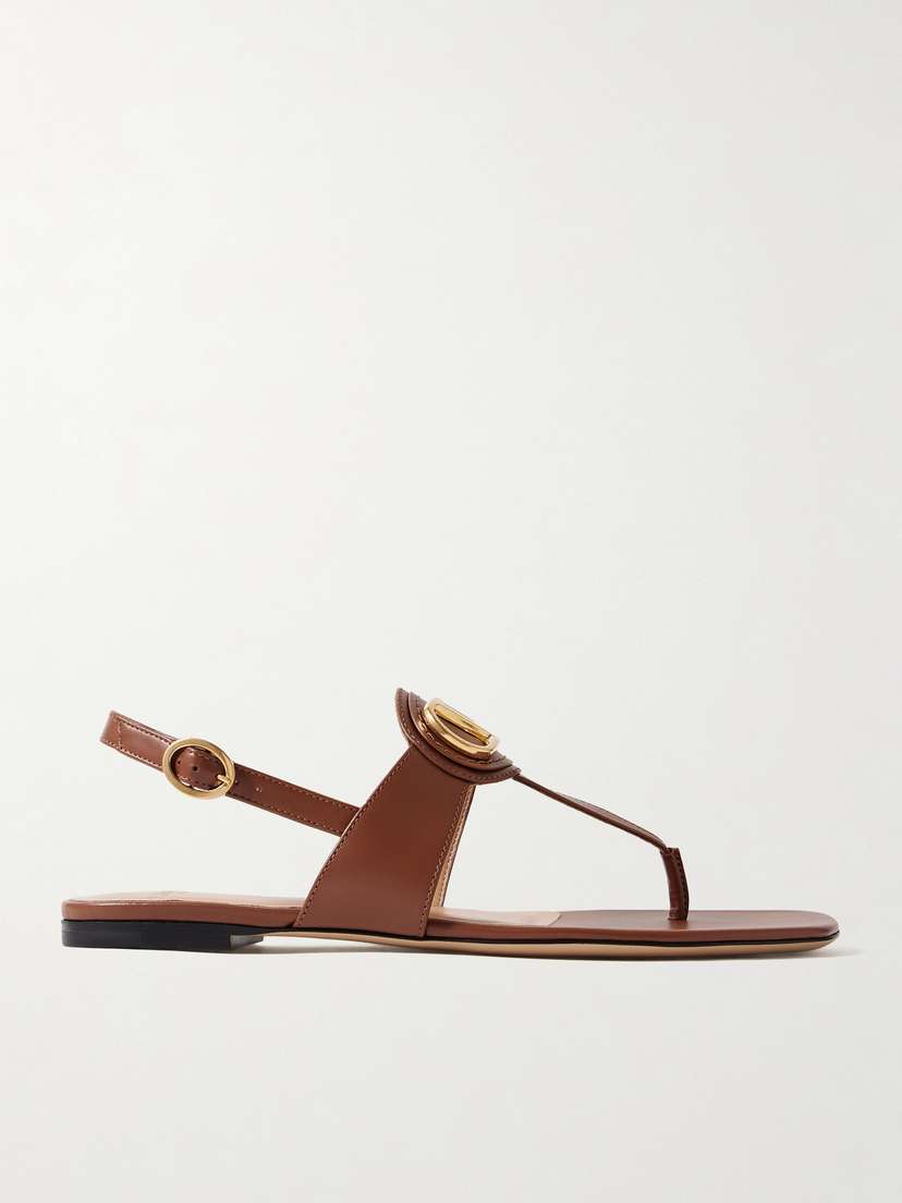 Valentino Garavani — VLogo embellished leather sandals