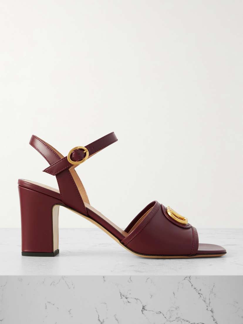 Valentino Garavani Vlogo 75 Leather Sandals