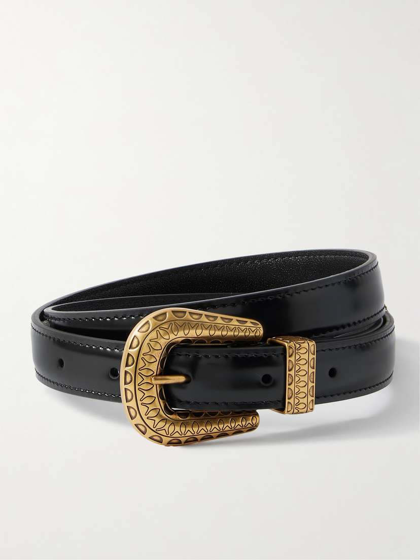 Valentino Garavani Vlogo Leather Belt