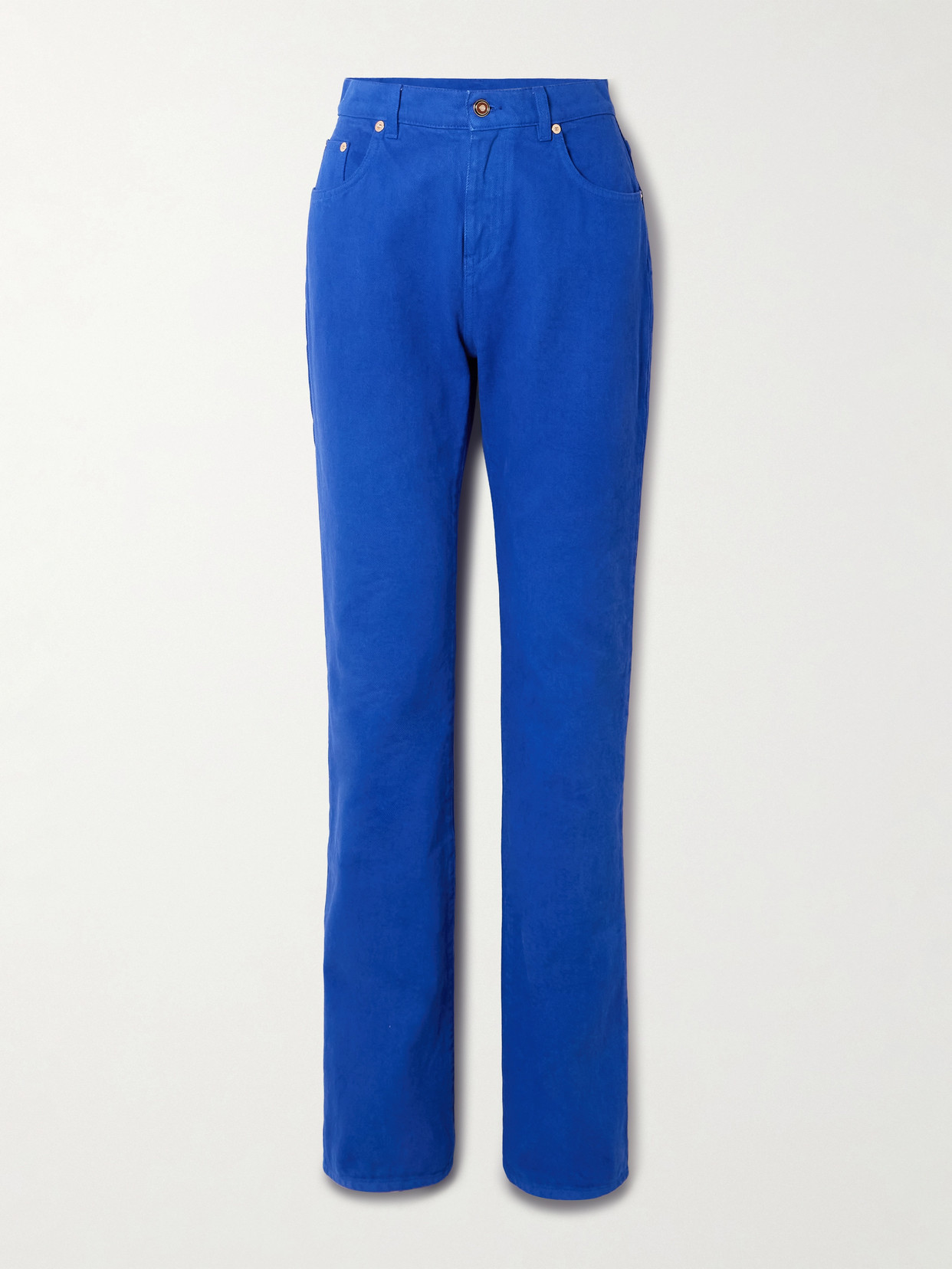 Gabriela Hearst Rey High-rise Straight-leg Recycled Jeans In Blue