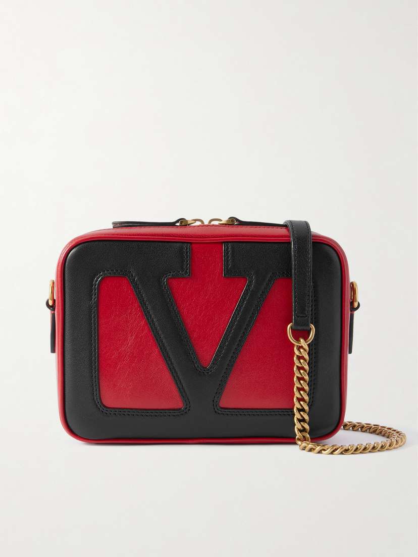 Valentino Garavani Viva Superstar Two-tone Leather Shoulder Bag