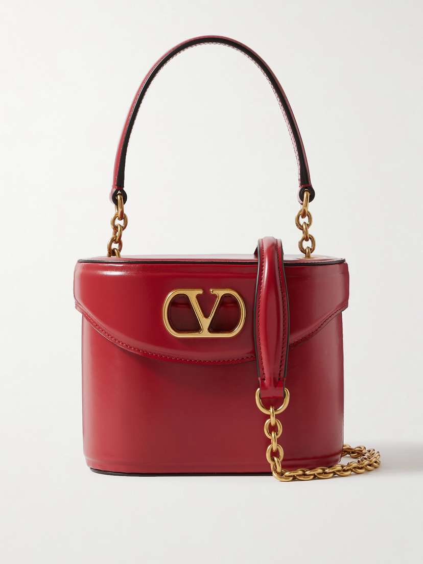 Valentino Garavani Vain Leather Shoulder Bag