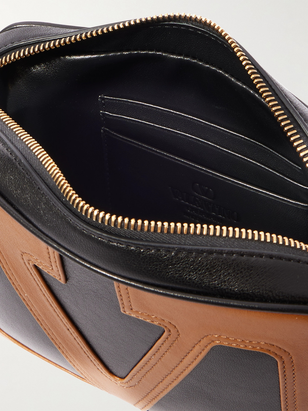 Valentino Viva Superstar Two-tone Leather Shoulder Bag