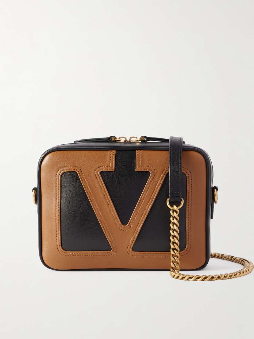 Valentino Garavani Viva Superstar Two-tone Leather Shoulder Bag