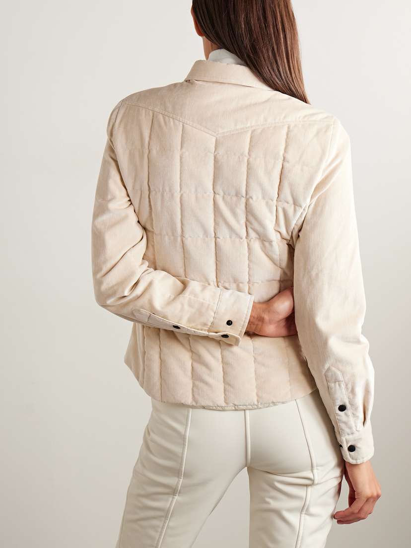 Moncler Grenoble Nangy Quilted Cotton And Modal-blend Corduroy Down Jacket | Thumbnail 4