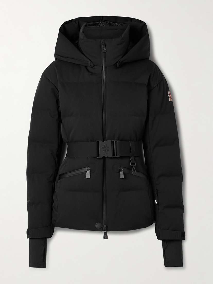 Moncler Grenoble Tolima Hooded Belted Quilted Down Ski Jacket
