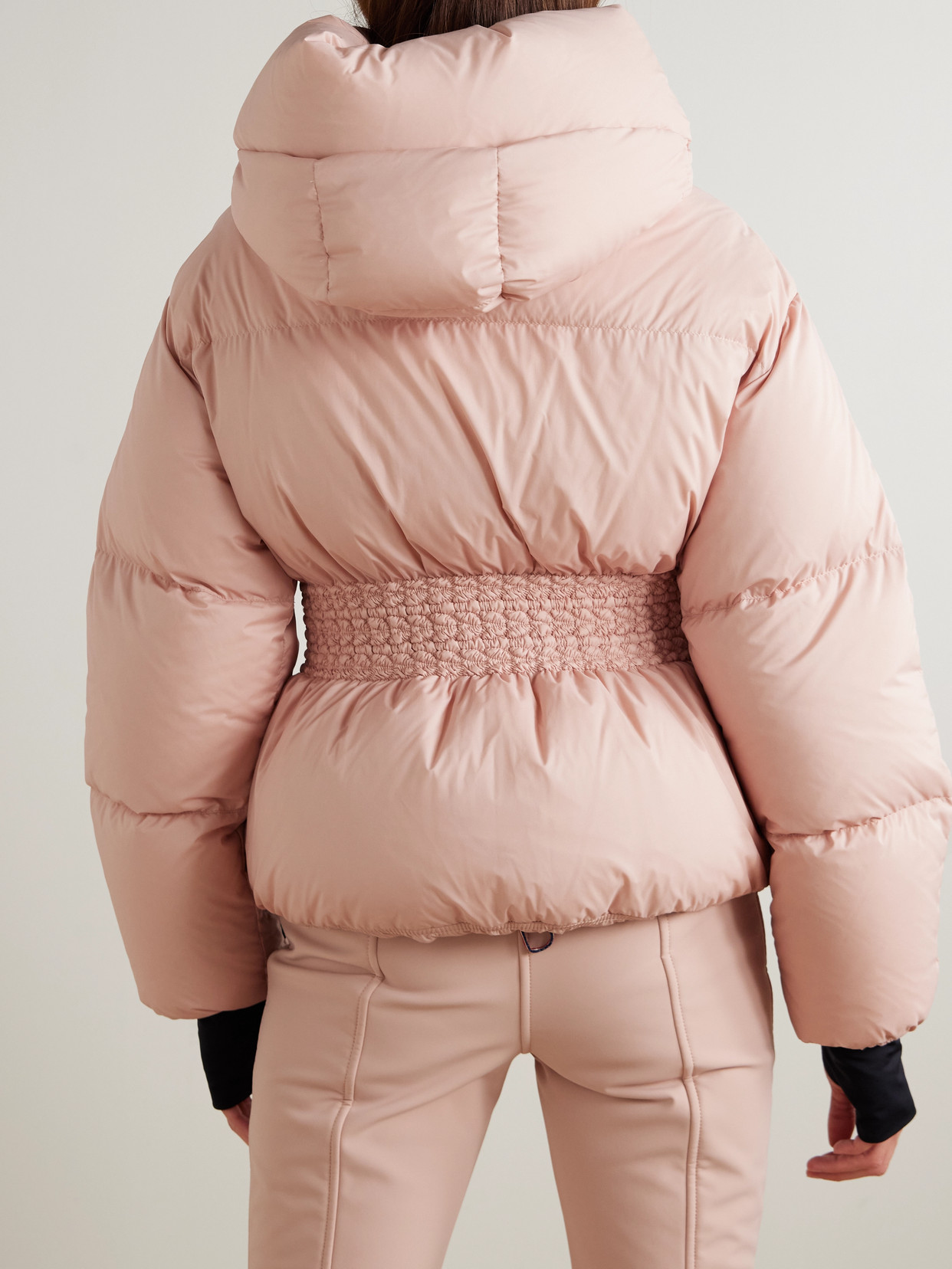 Moncler Wollemi Quilted Down Ski Jacket In Pink