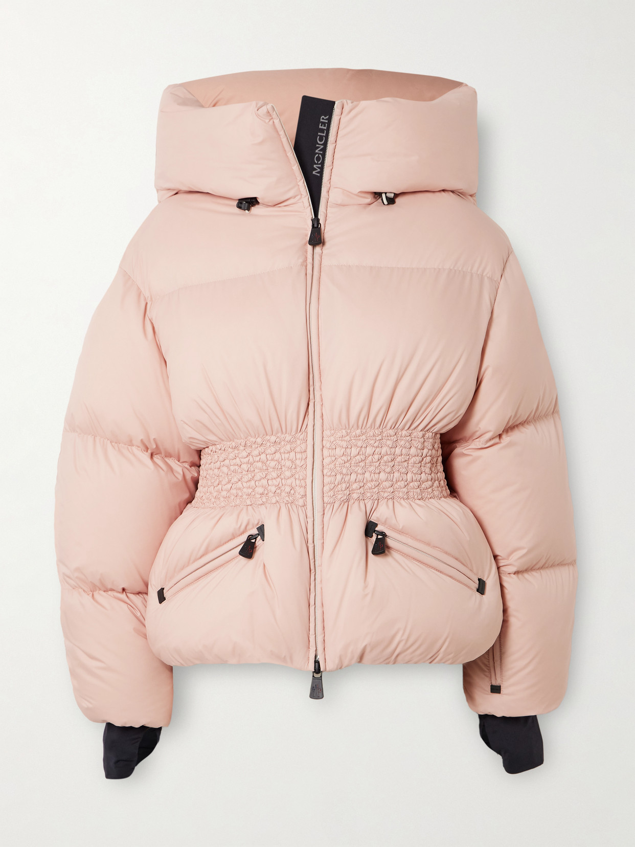 Moncler Wollemi Quilted Down Ski Jacket In Pink