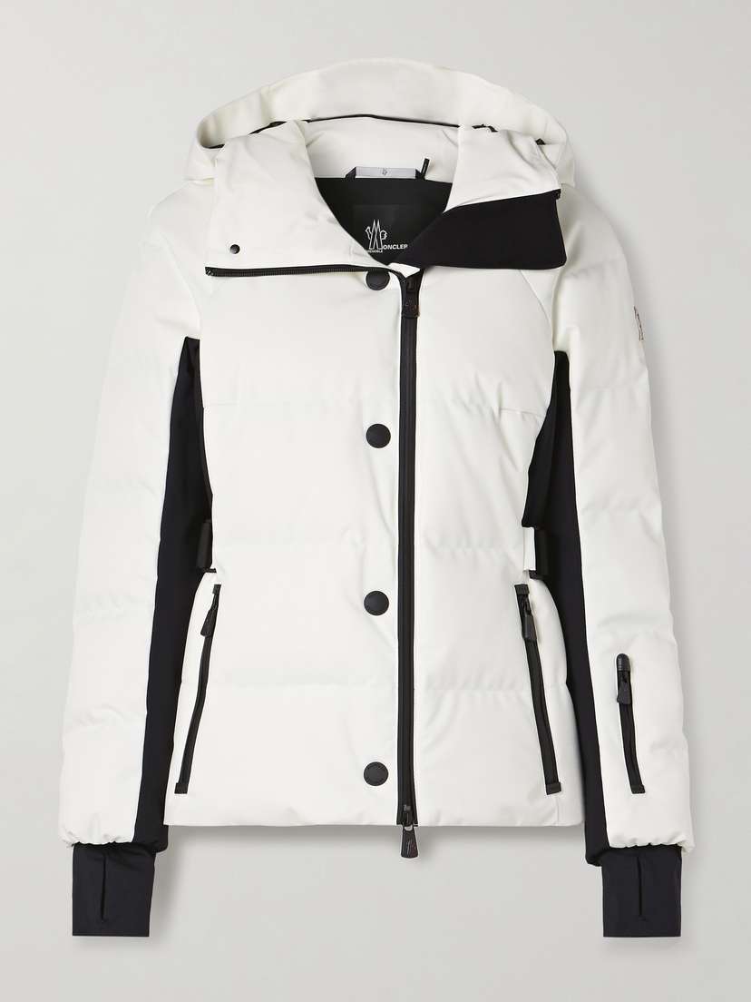 Moncler Grenoble Guyane Hooded Quilted Down Ski Jacket