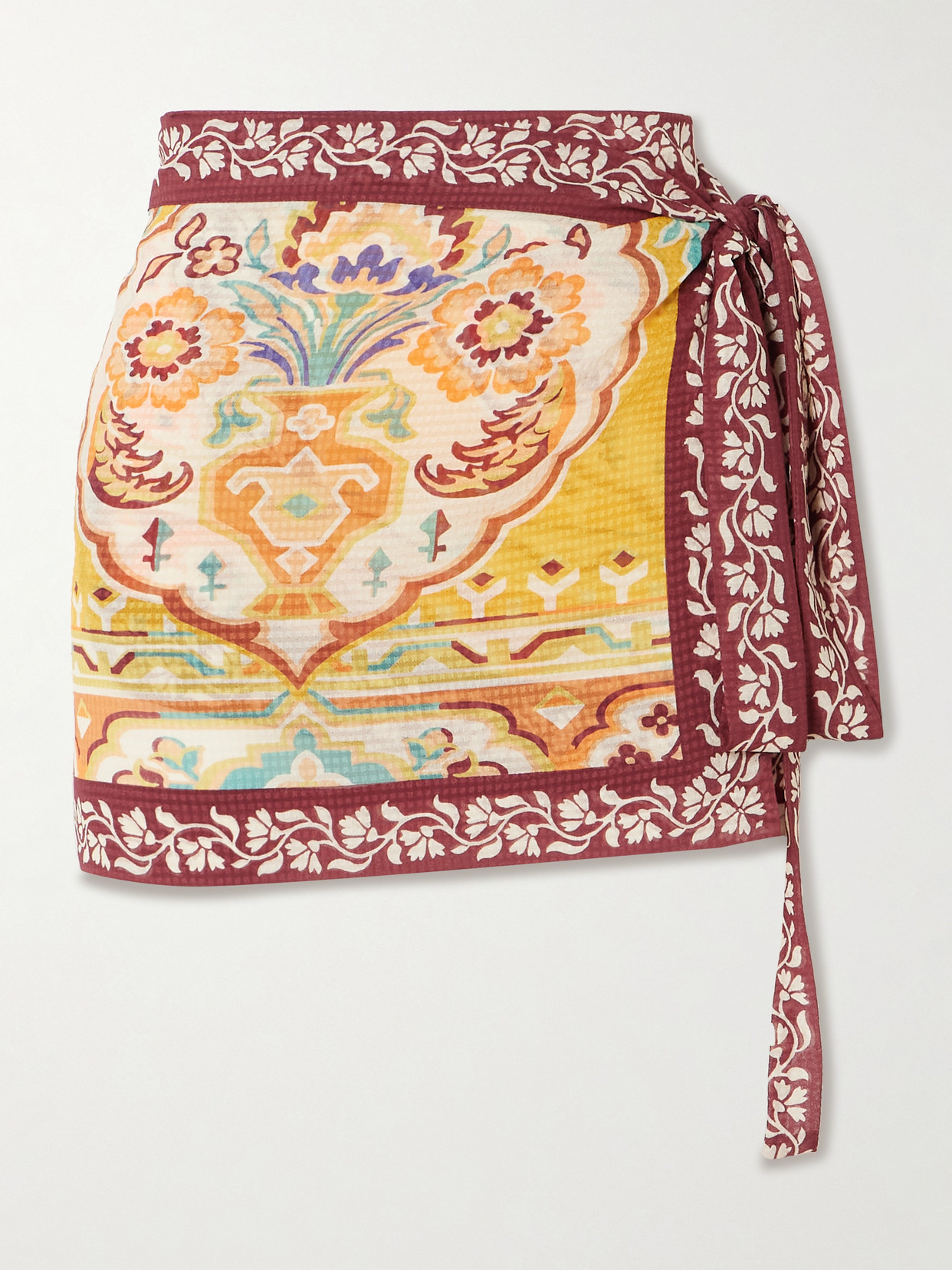 Etro Printed Voile Pareo In Multi