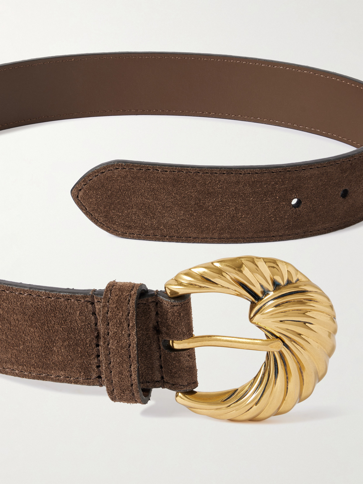 Etro Suede Belt In Brown