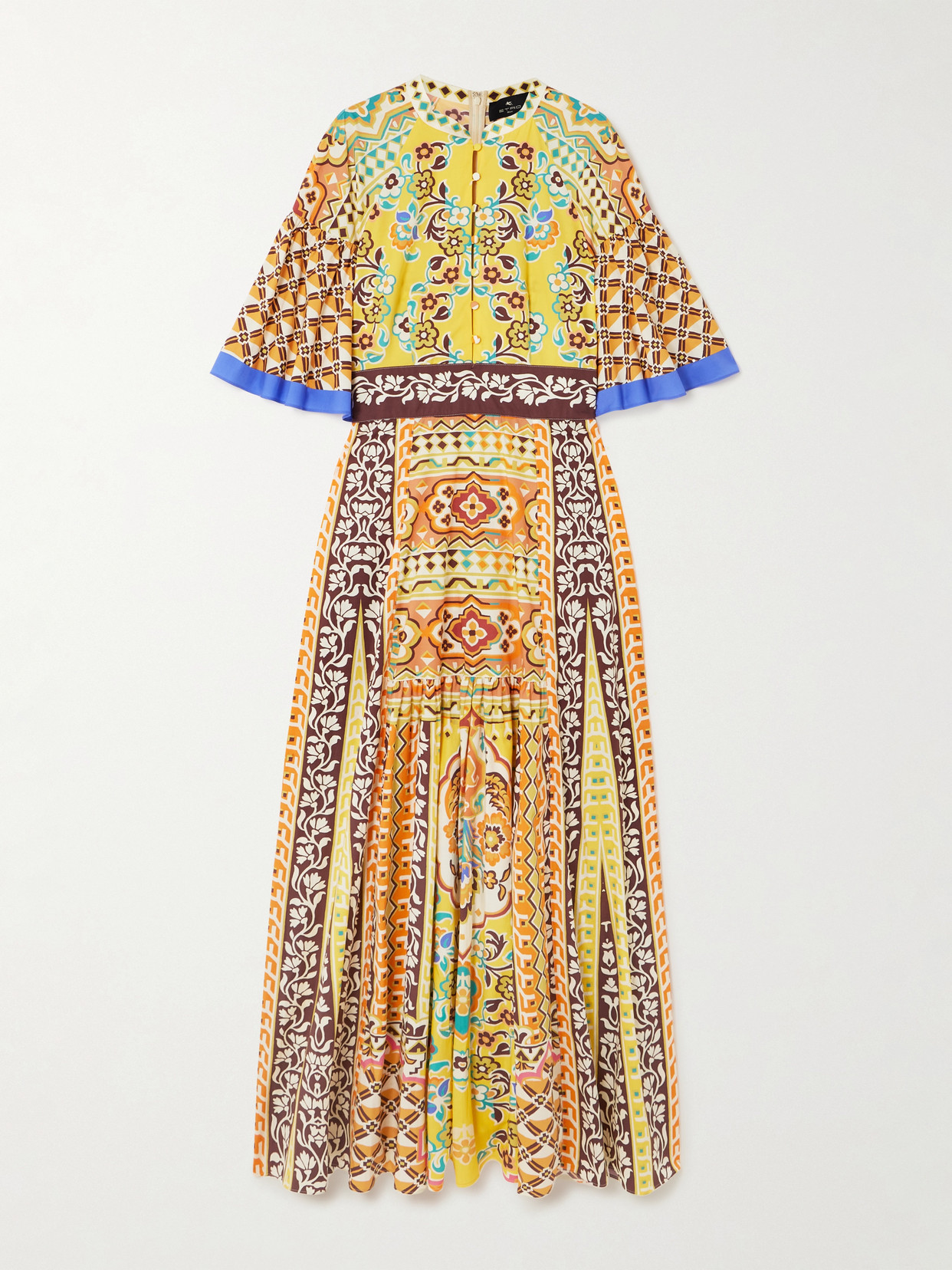 Etro Printed Cotton-blend Maxi Dress