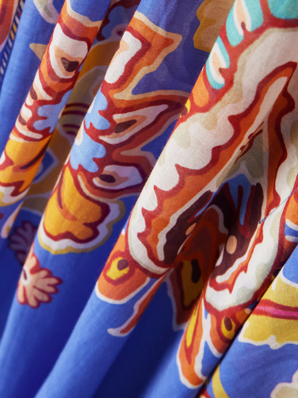 Etro Printed Cotton And Silk Beach Cover-up