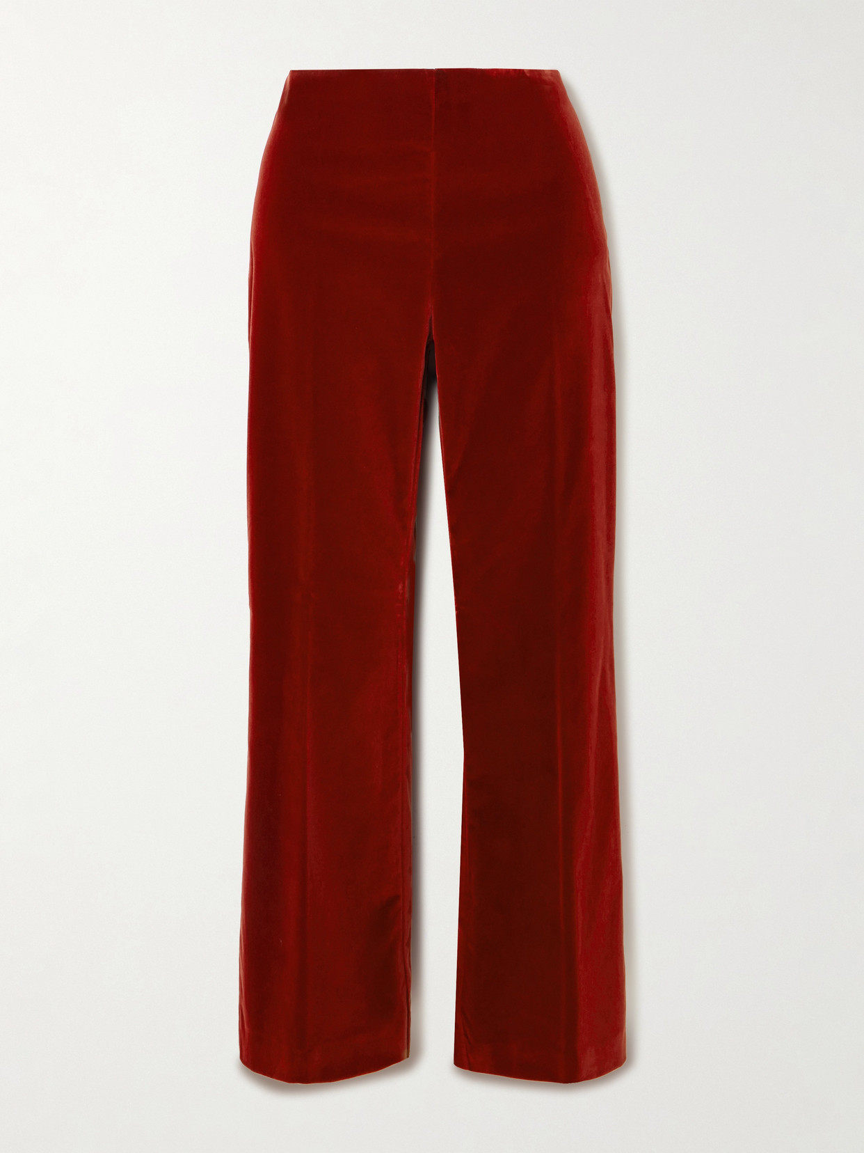 Etro Cotton-blend Velvet Flared Pants