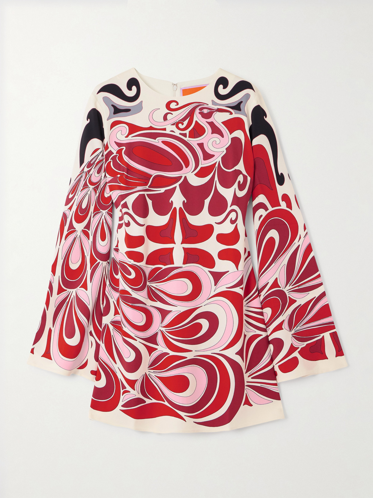 La Doublej Icon Supremes Printed Crepe Mini Dress
