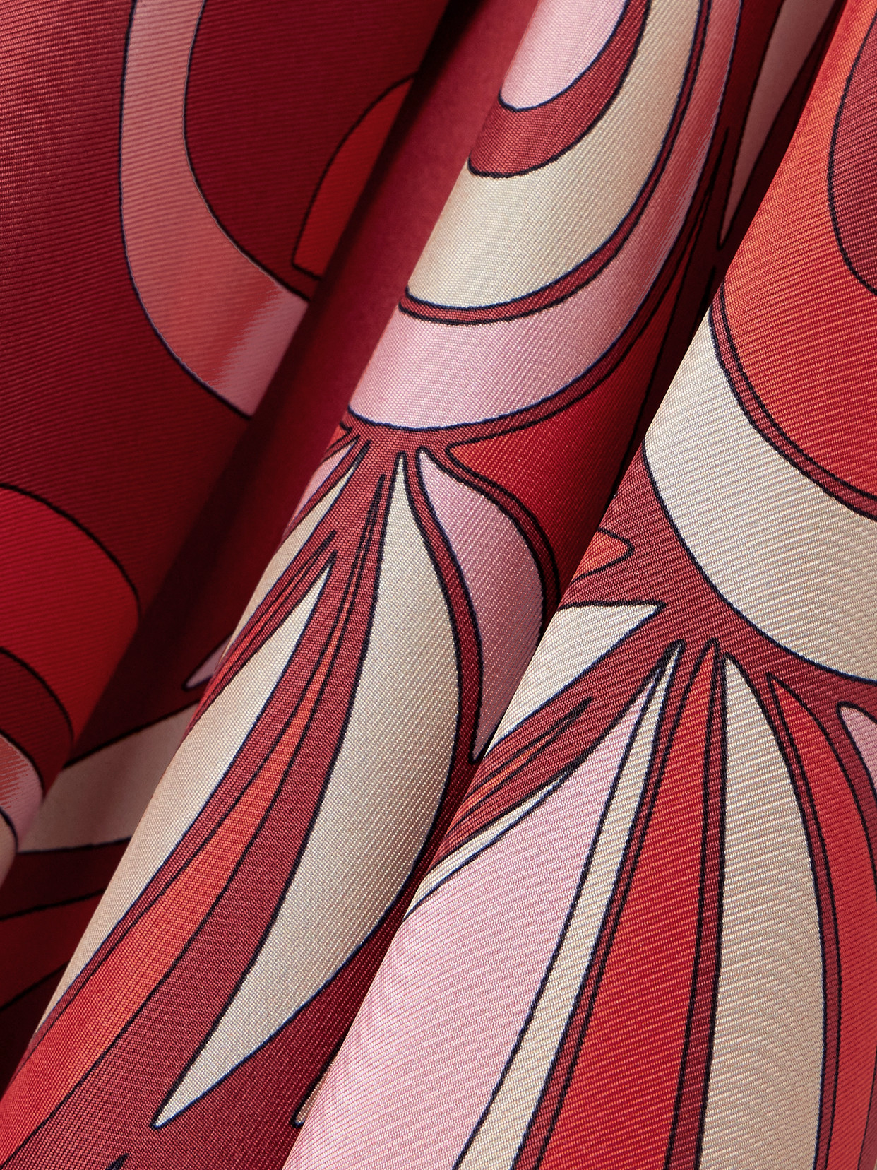 La Doublej Icon Magnifico Printed Silk-twill Maxi Dress