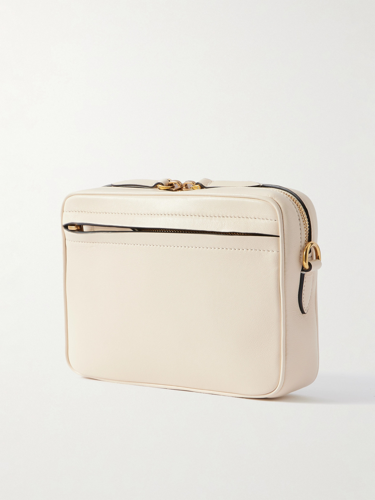 Valentino Ivory Nappa Leather Viva Superstar Crossbody Bag In Multi