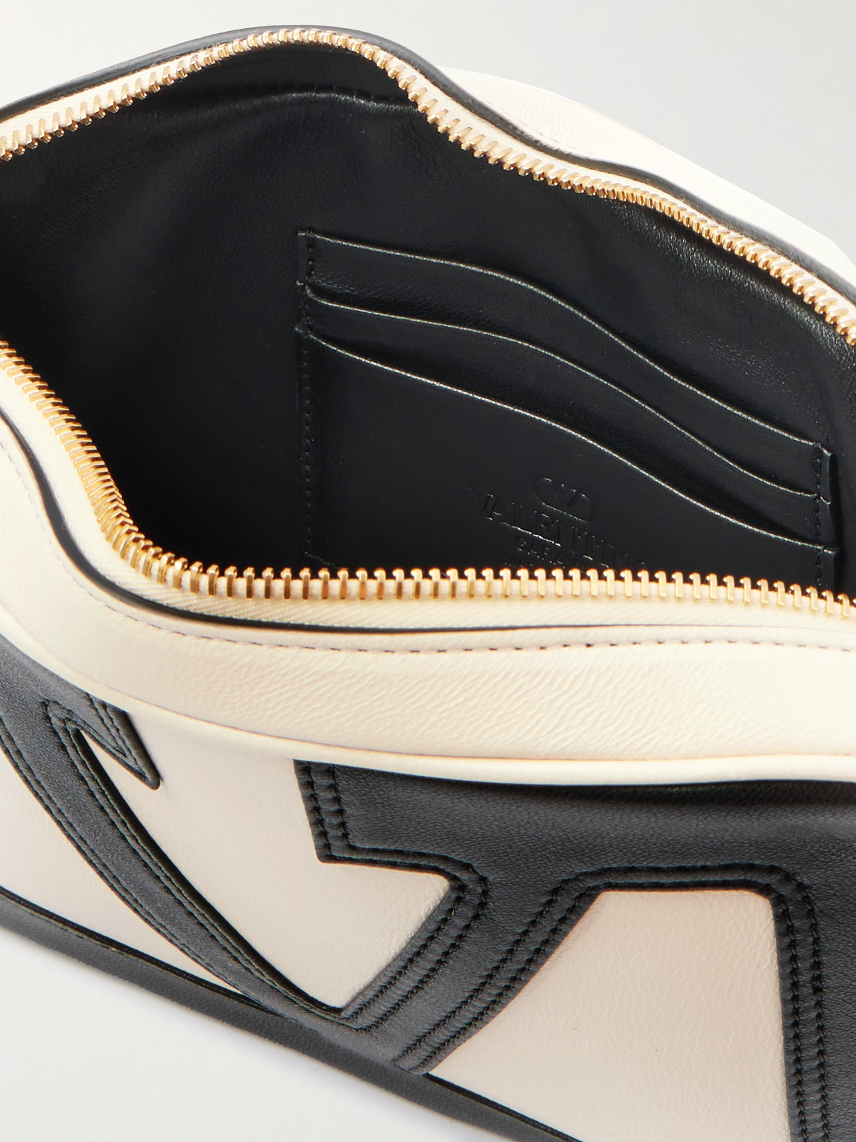 Valentino Ivory Nappa Leather Viva Superstar Crossbody Bag In Multi