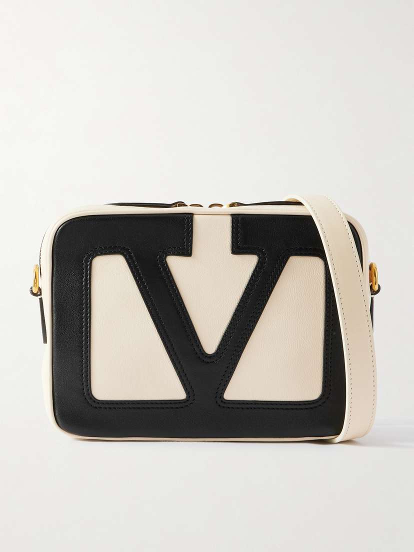 Valentino Garavani Viva Superstar Two-tone Leather Shoulder Bag