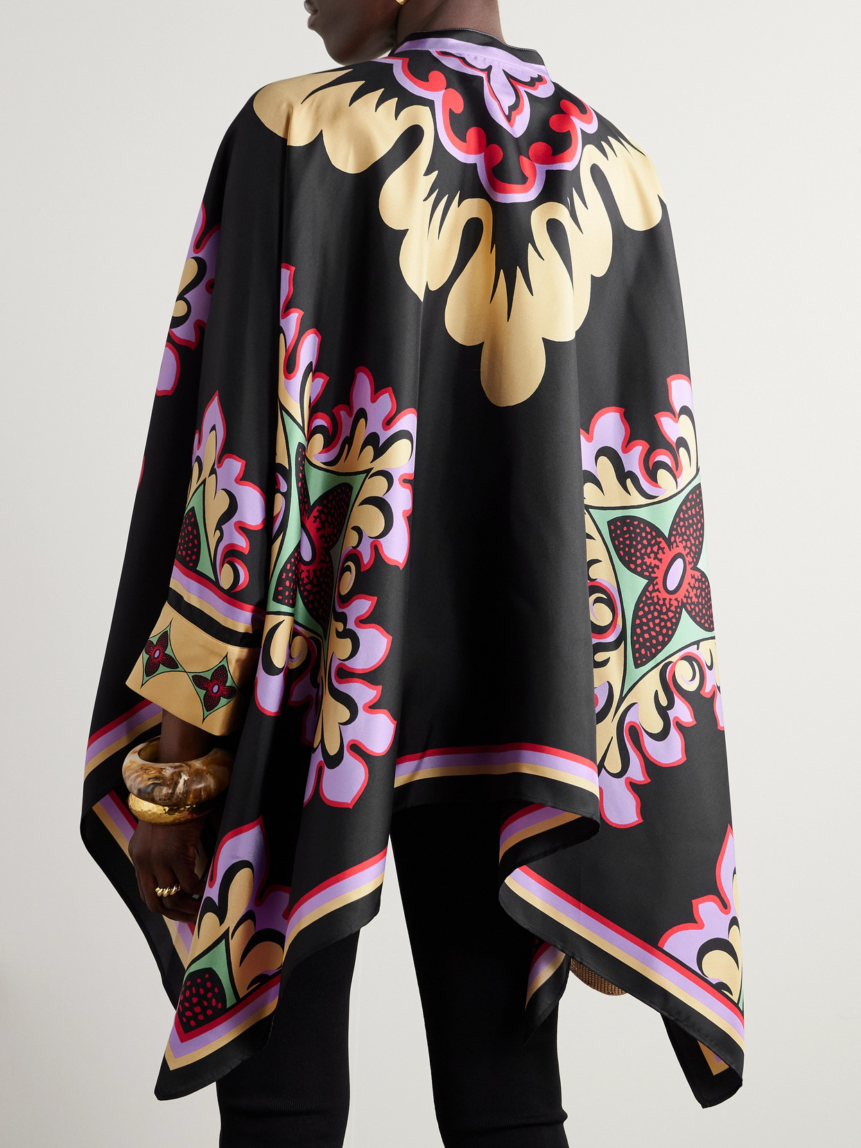 La Doublej La Double J Silk Twill Shirt With Cascading Fit