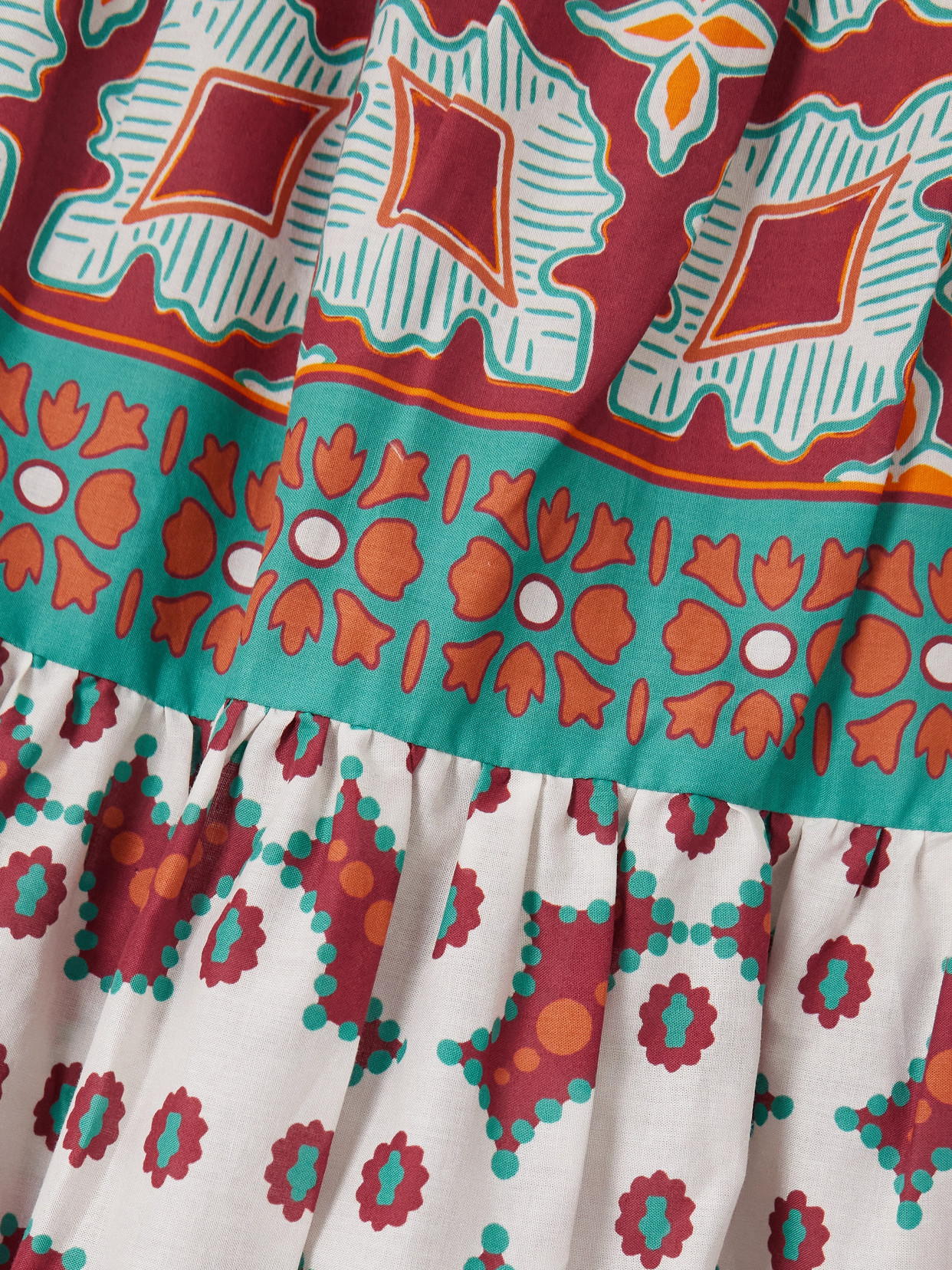 La Doublej Printed Cotton-voile Maxi Skirt In Multi
